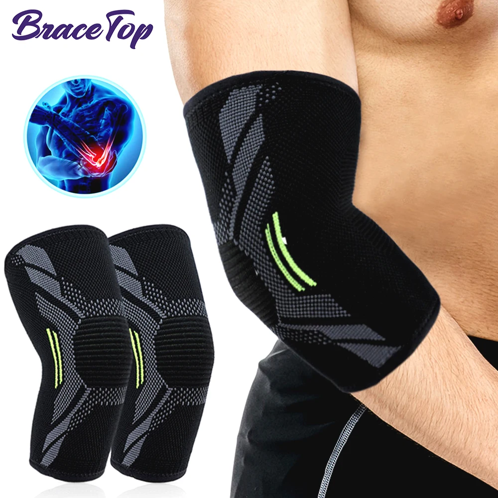 Sports Elbow Brace Support Compression Elastic Support Sleeve Fitness Protection Elbow Pad Cycling Running Protection Accessorie