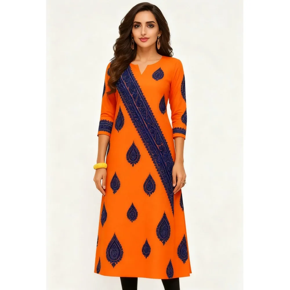 Muslim Dress Kurt Women's Fashionable Elegant Straight Tube Casual Color Elephant Pattern Tenue De Priere Femme Musulmane