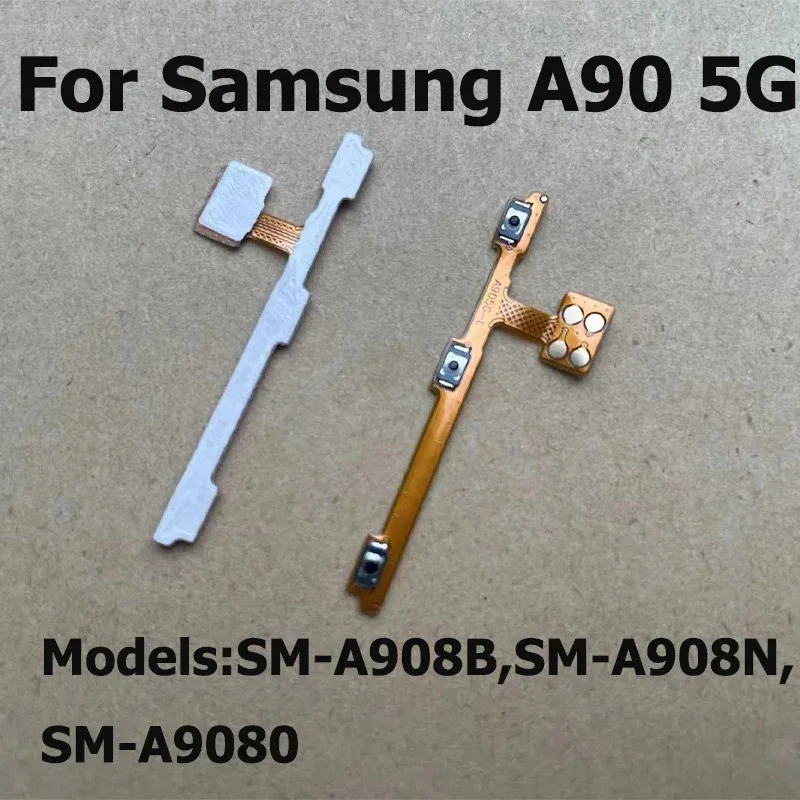 

For power volume flex cable Samsung Galaxy A90 5G Power ON OFF Mute Switch Control Key Volume Button Flex Cable