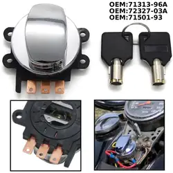 Ignition Switch Locks Kit For Harley-Davidson FLHRSEI CVO ROAD KING FLHRSEI2 FLHRSI CUSTOM FLST HERITAGE SOFTAIL OEM:71313-96A