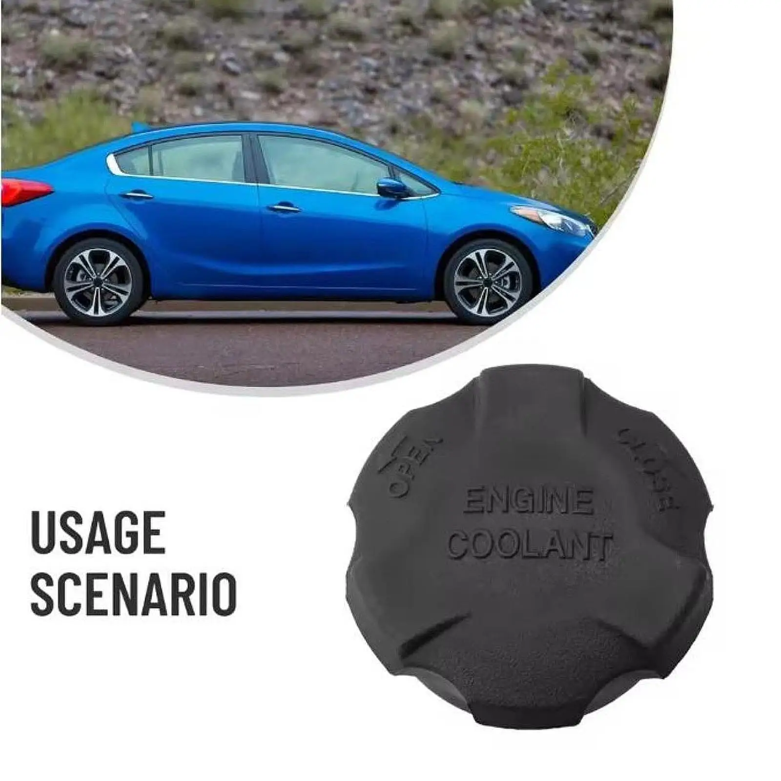 

Radiator Coolant Reservoir Cap 2544126100 Replacement for Kia Sorento