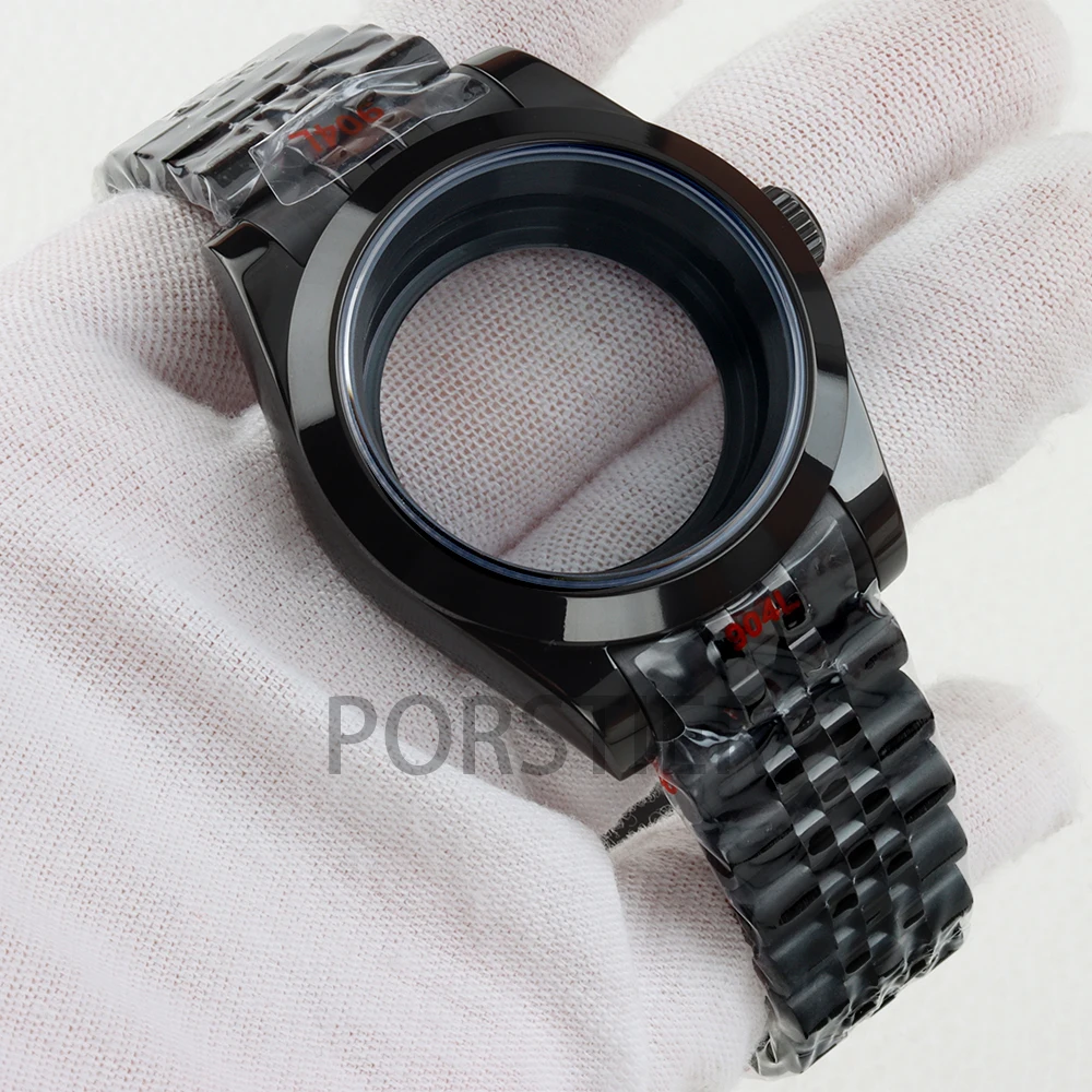 36mm/39mm Watch Case NH35 Sapphire Glass for Seiko NH35 NH36 Movement 28.5mm Dial Datejust Stainless Steel Jubilee/Oyster Strap