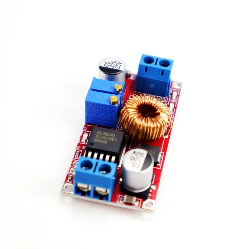 4 قطعة XL4015 5A تيار مستمر إلى تيار مستمر 4-38 فولت إلى 1.25-36 فولت قابل للتعديل محول طاقة بطارية ليثيوم وحدة شحن