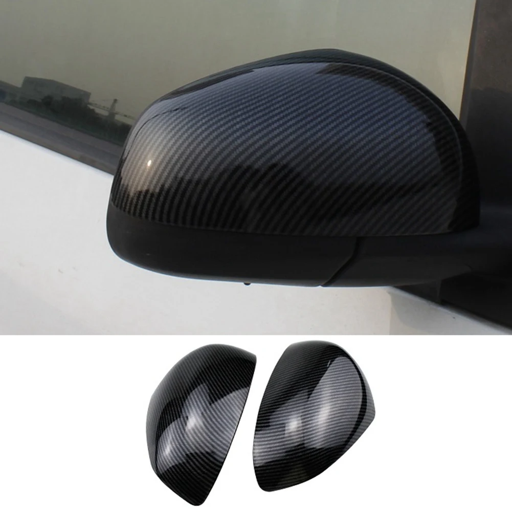 Car Rearview Mirror Cover Protective Shell Replacement for Benz Smart Fortwo Forfour 453 2015+ Accessories,Carbon Fiber