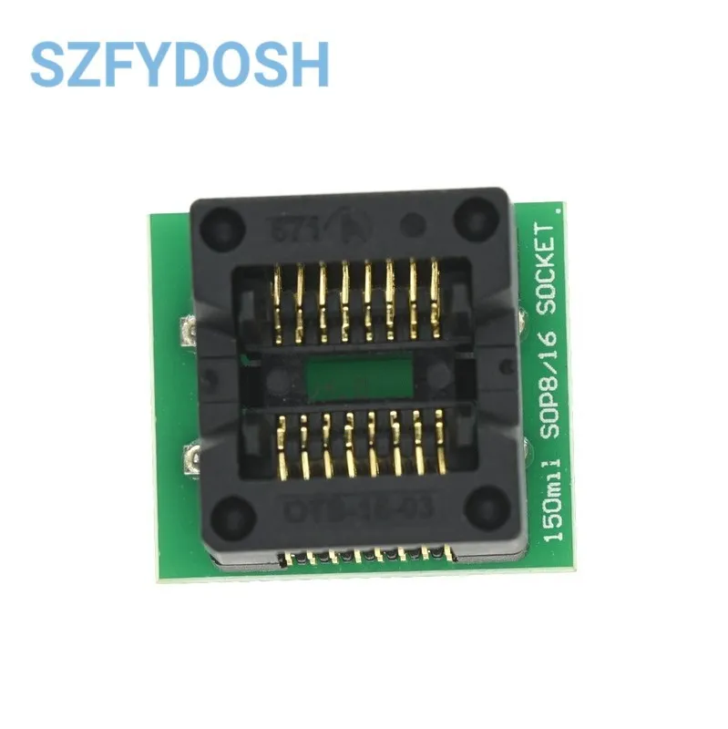 Top Quality Chip programmer SOP16-1.27 adapter socket to DIP16 ots16-1.27-03