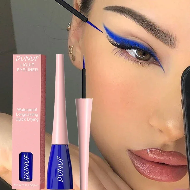 Blue Eye Liner Pen Liquid Eyeliner Pencil Eye Makeup Ultra-thin Long-Lasting Quick-Dry Eye Liner 18-color Korea Make Up Cosmetic