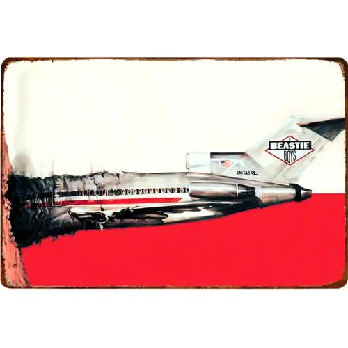 Beastie Boys Hip Hop Rap Vintage 90s Metal Sign License To Ill ; Decor