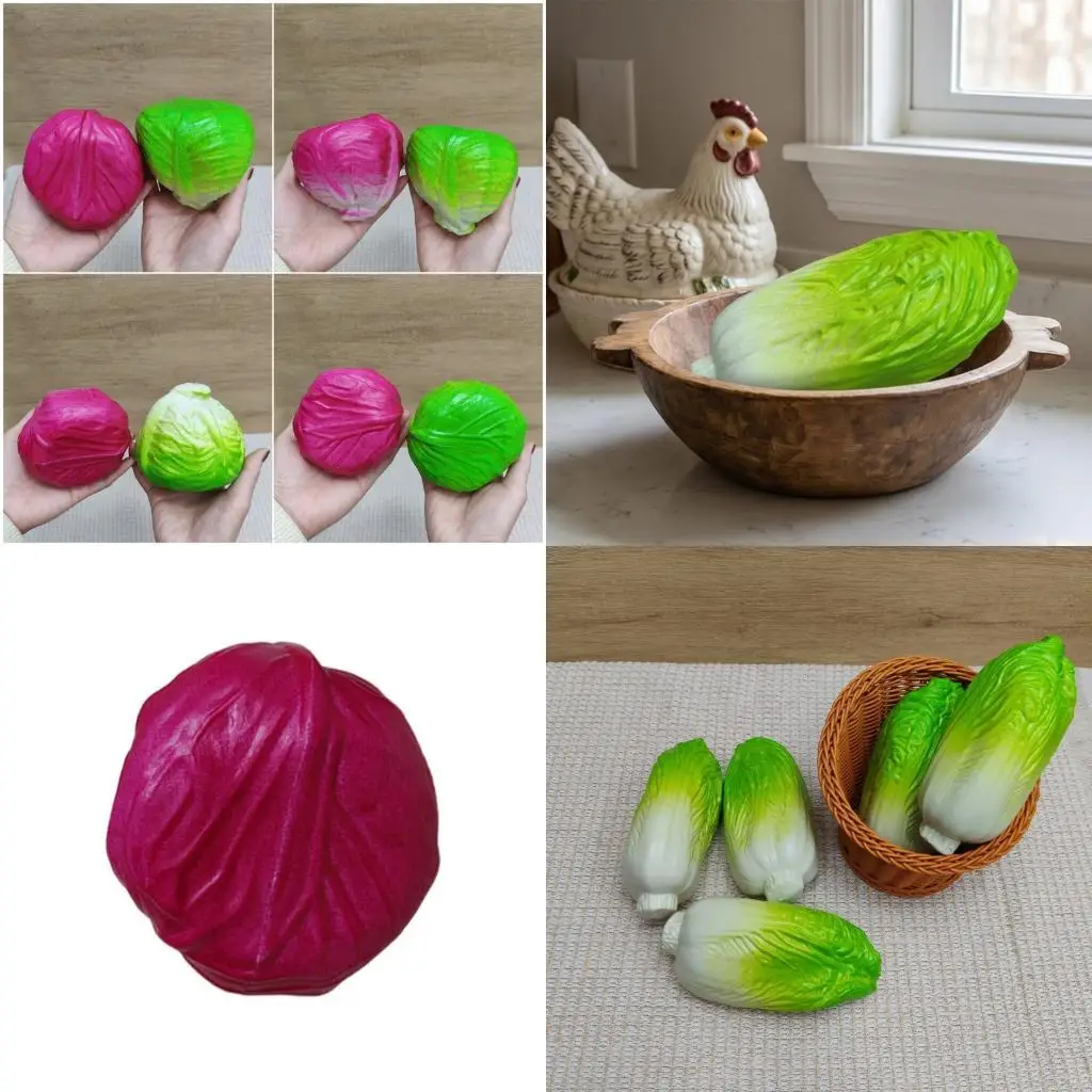   Realistic Faux Vegetable Decorations Vegetable Figures For Kitchen Dining Room Party And Home Decoration ABS Materials