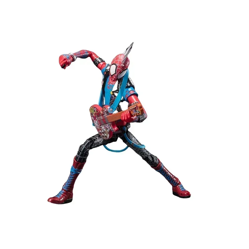 In Stock Original Bandai S.H.Figuarts SHF SPIDER-MAN PUNK ACROSS THE SPIDER-VERSE Anime Action Figure Model Collectible Toy Gift