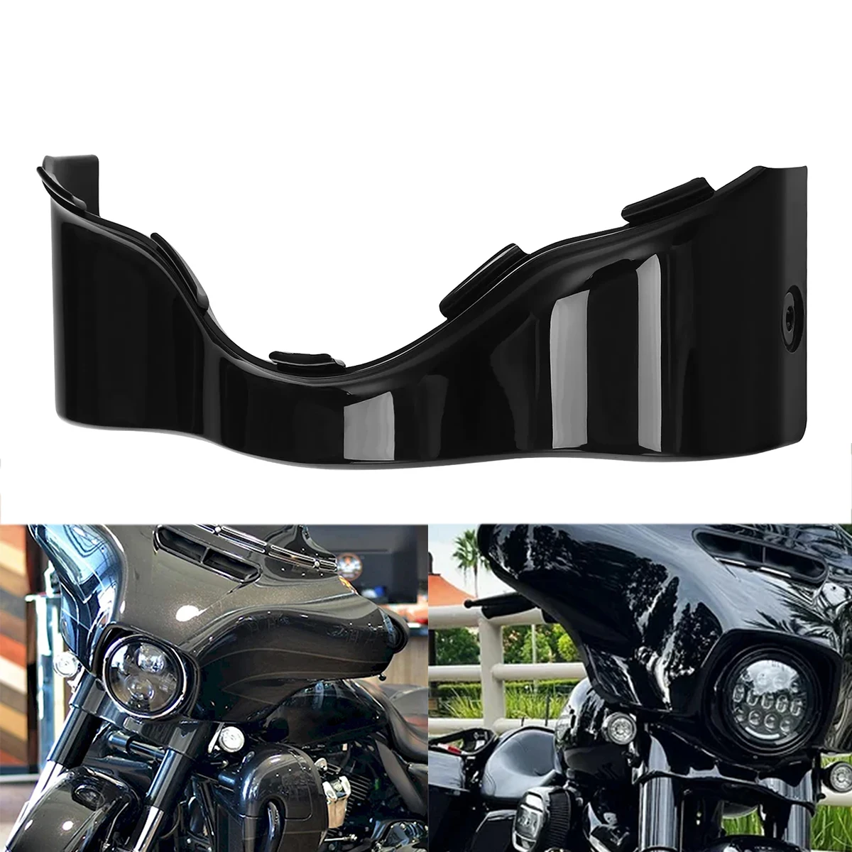 

Motorcycle Outer Batwing Lower Trim Skirt Fairing Fits for Harley Street Glide Electra Glide Ultra Limited FLHX FLHT 2014-later