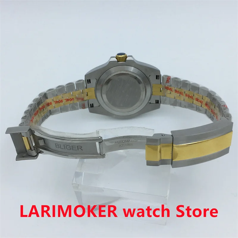 40mm 36mm 남성용 다이빙 자동 시계 로마 숫자 다이얼 스테인레스 스틸 팔찌