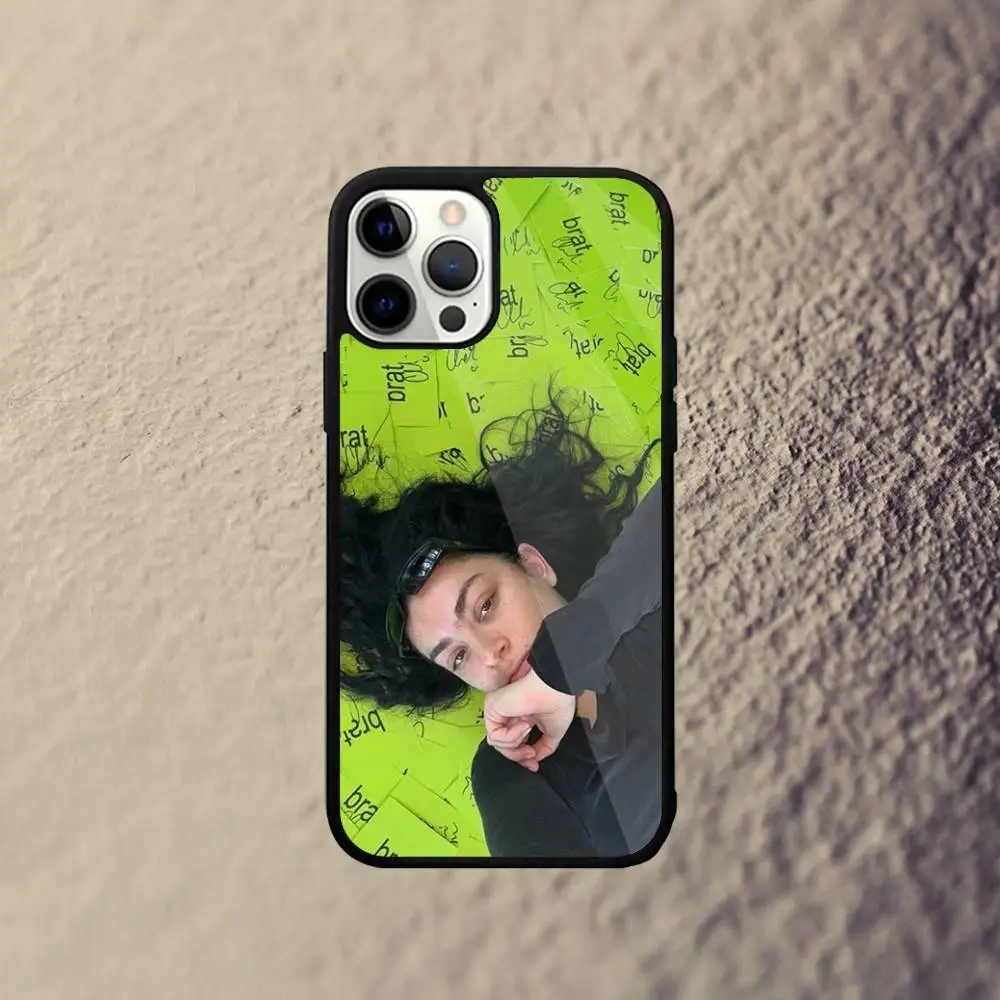 حافظة هاتف Charli XCX Brat لهاتف iPhone 17,16,15,14,13,12,11,Pro,Max,Plus,Mini,SE4,E شحن لاسلكي Magsafe مغناطيسي