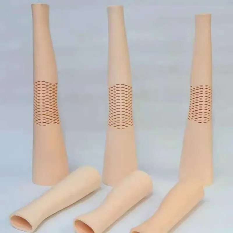 Ergonomic Prosthetic Stump Thigh Sleeve Waterproof EVA Padding Flexible Hollow Knee Joint Cosmetic Skin Cover