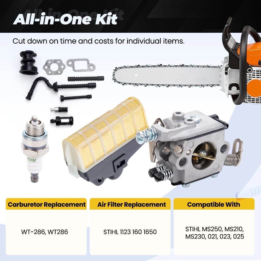 RASTP-MS 250 Vergaser-Kit für Stihl MS210 MS230 MS250 021 023 025 Kettensäge Vergaser FRG034 – Detail 2