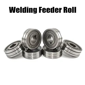Mig mag Schweiß vorschub rolle Draht antriebsrad 0.6/0.8/1,0mm Rändel v u k Nut für Stahl Aluminium Flussmittel kabel Drahts chweiß gerät