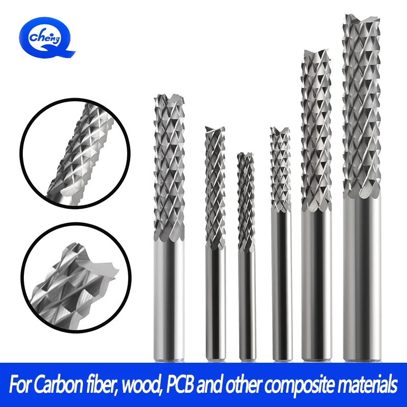 

10Pc PCB Corn Milling Cutter Cutting Edge Diameter 0.4-3mm Hard Alloy Milling Cutter CNC Router Drill Bit for PCB Machine Millin