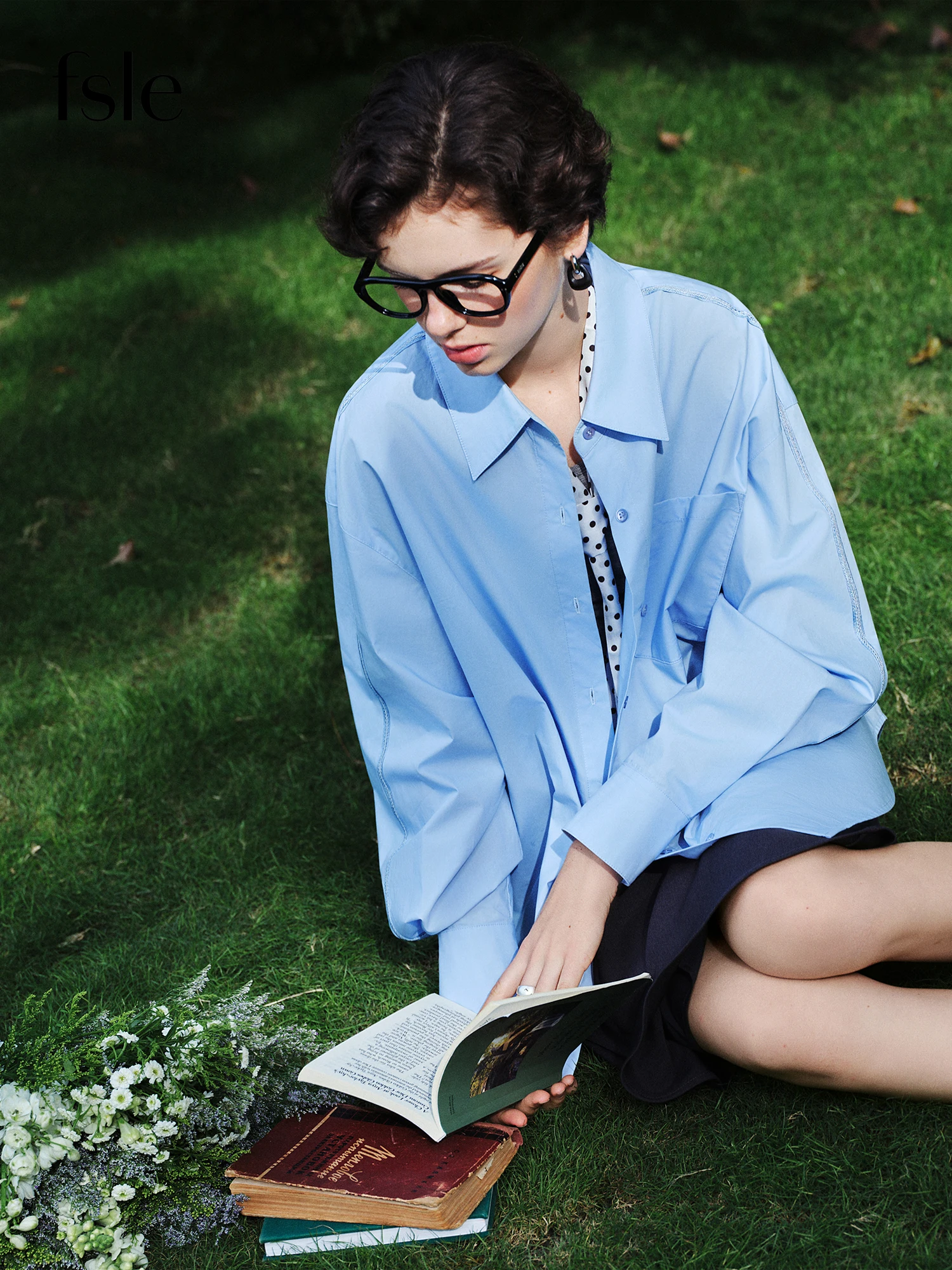 Premium Women's French Cotton Oversized Long Sleeve Shirt