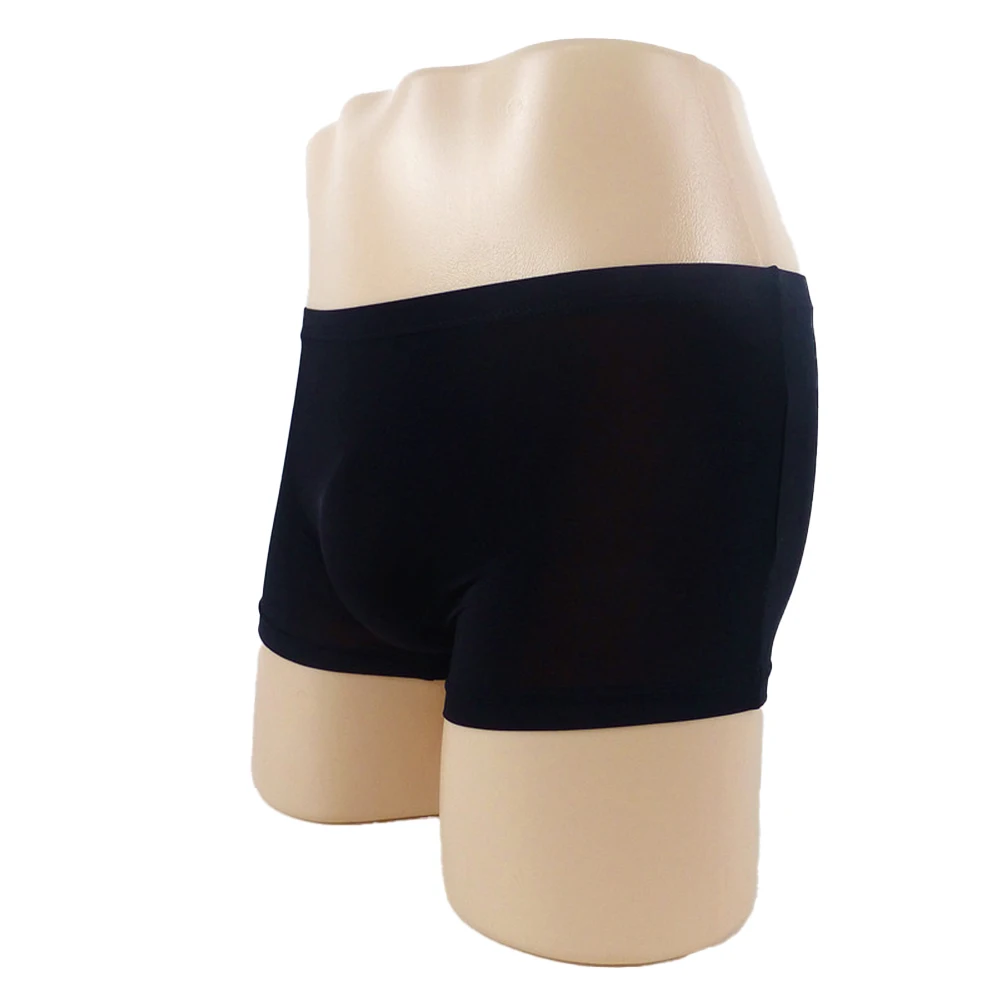 Mens Underwear Upgrade Your Underwear Collection with These Stylish and Sexy Low Waisted Boxer Shorts in Ice Silk