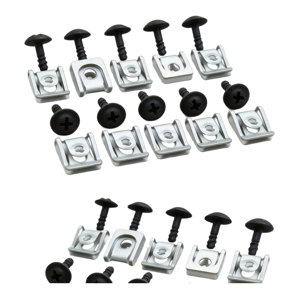 Rugged Driving Engine Guard Iron Mounting Kit Silver Rugged Driving Conditions Secure Attachment Enhanced Protection