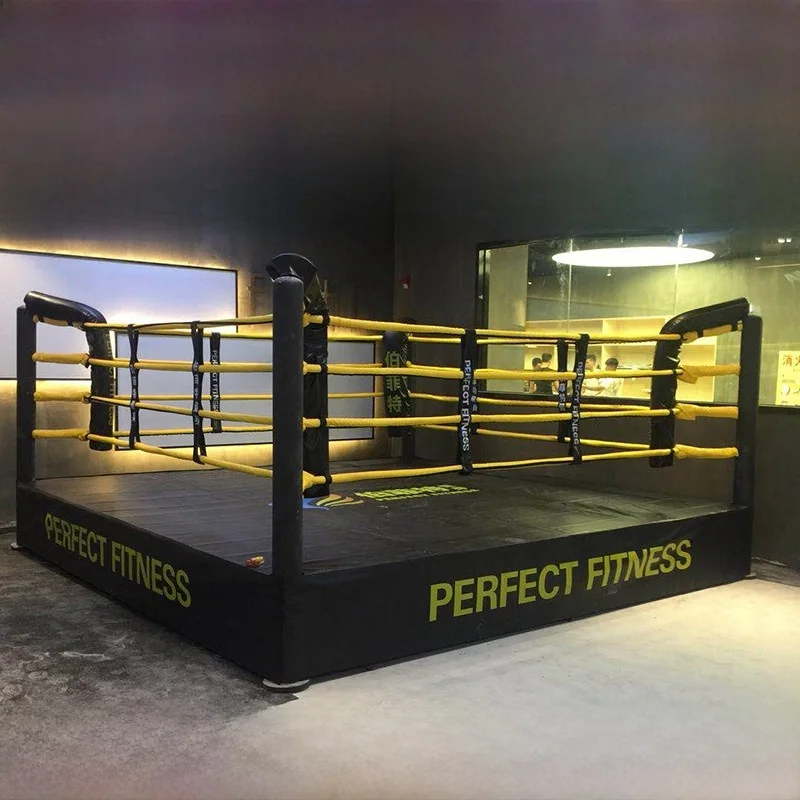 حلبة ملاكمة قياسية لتدريب الفنون القتالية، تصميم مكتبي، ساحة قتال MMA، قفص ثماني الأضلاع للمنافسات والتدريب