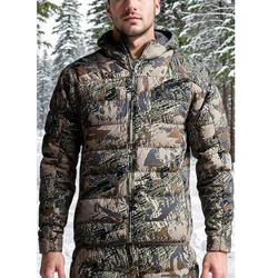 Ainfad Kelvin licht donsjack voor heren, camouflage, vissen, jacht, donskleding