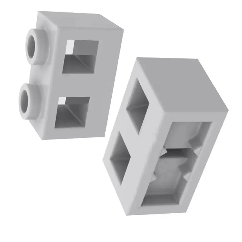 

Brick 1x2 with Special Double Sided 2 Holes Building Blocks Parts MOC Brick Toys For Cheating Piece 3004 Creative 30pcs/Lot