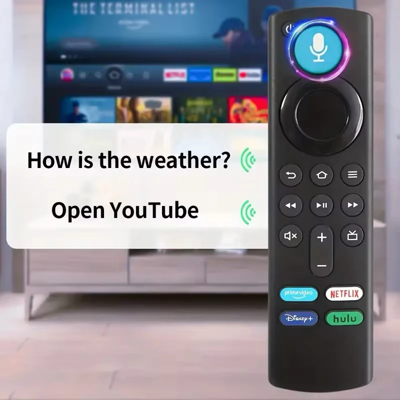 Replacement Voice Remote Control L5B83G for Amazon Fire TV Stick 3rd/2nd Gen Fire TV Cube 1st/2nd Gen Fire TV Stick Lite 4K view 3
