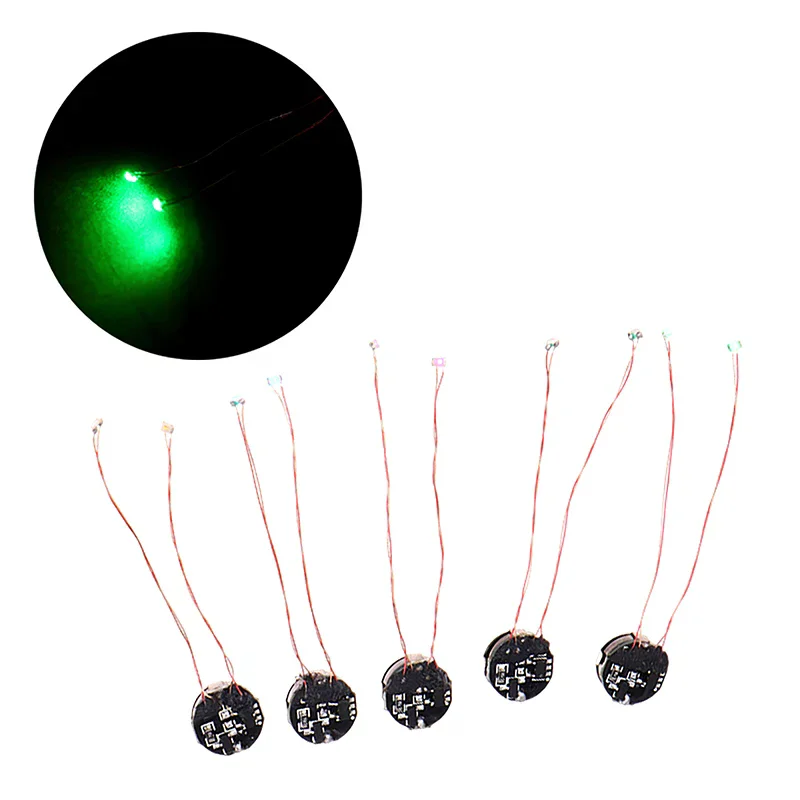 Wired 5CM Magnetic Control Lamp Led Magnetron Light Model With Magnet Battery DIY Car Toys Lighting Diorama Materials Robots