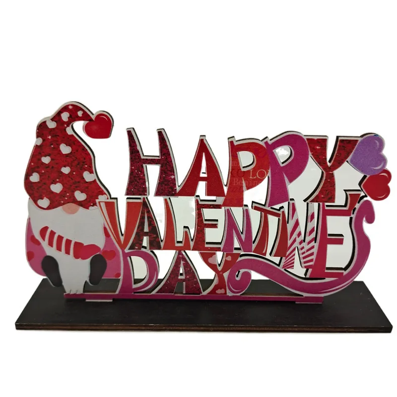 

Valentine's Day Love Wooden Crafts Decoration Party Scene Decoration Creative Wooden Products