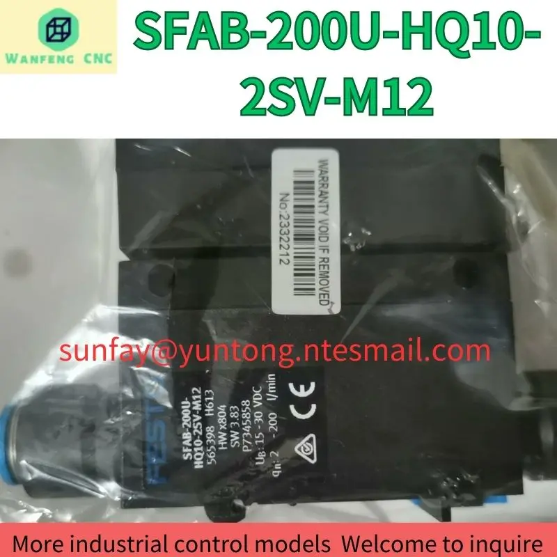 

second-hand SFAB-200U-HQ10-2SV-M12 flow meter test OK Fast Shipping