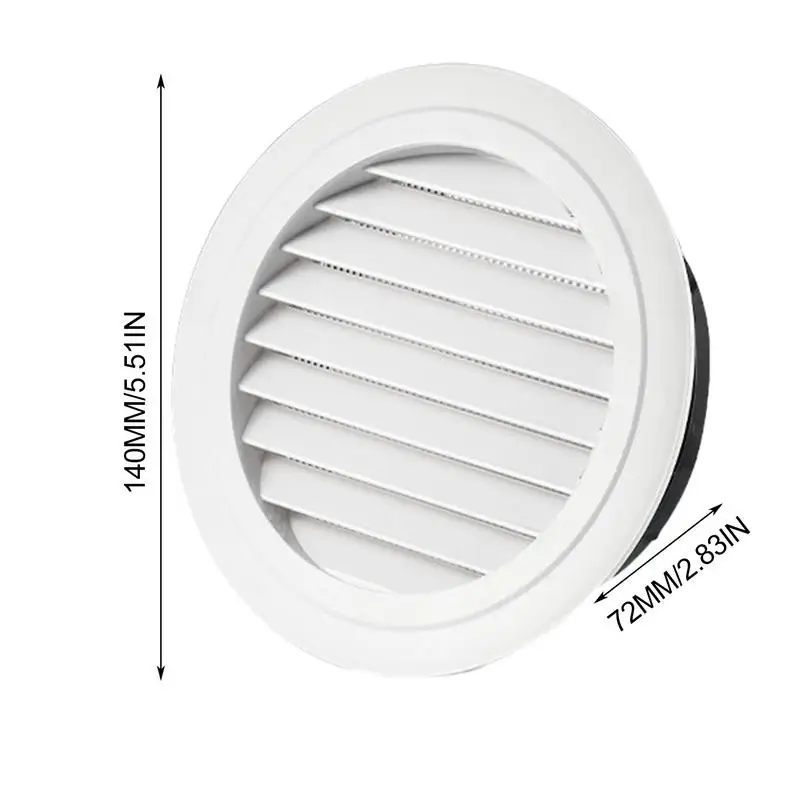 Round Ceiling Diffuser Universal Round Ducting Ceiling Wall Reusable 45 Degree Ceiling Diffuser For Warehouse Kitchen accessory
