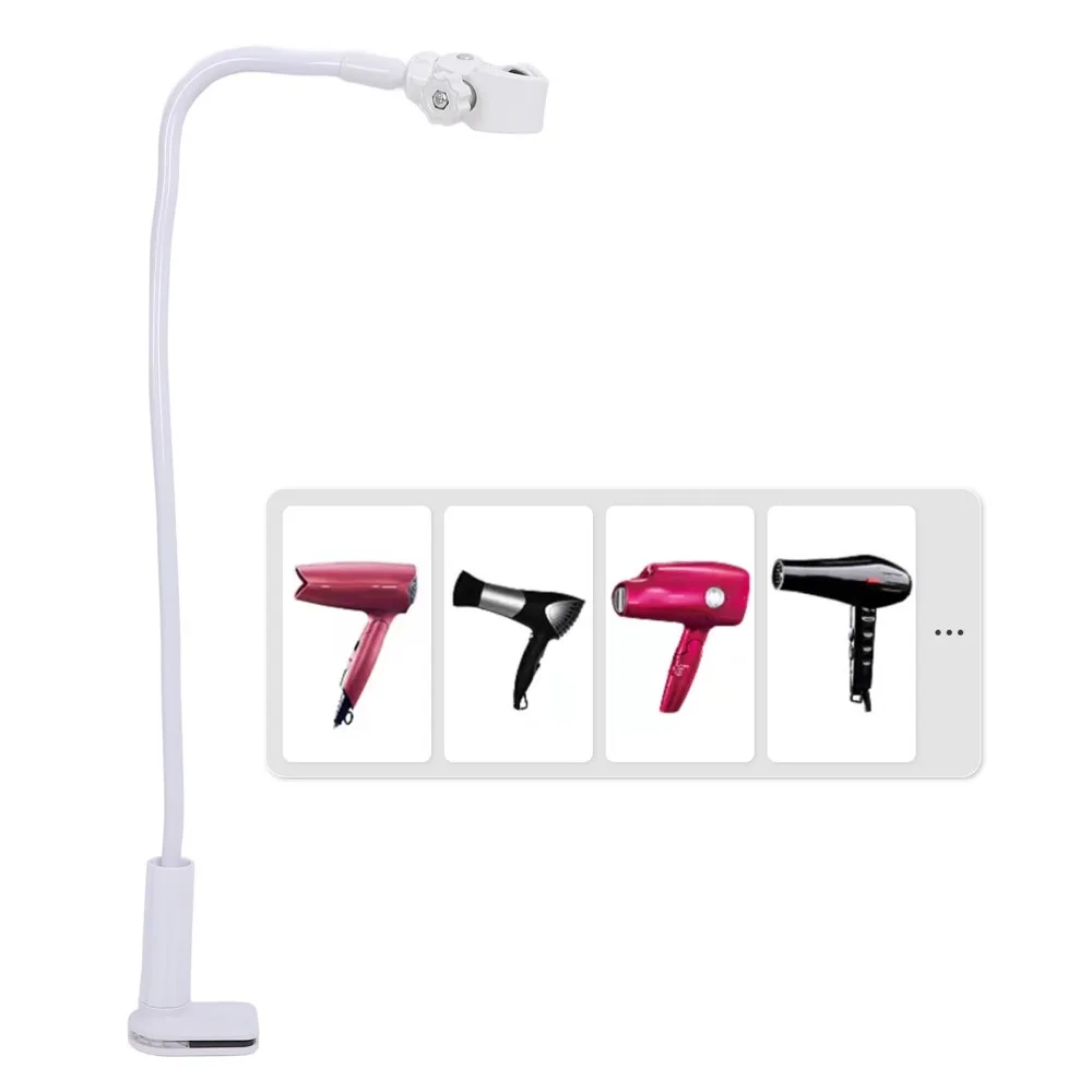 With Clamp Hair Dryer Stand Secure Adjustable Blow Dryer Holder Wear Resistant Rotatable Mount Pet Dryer Holder For Dog Grooming view 4