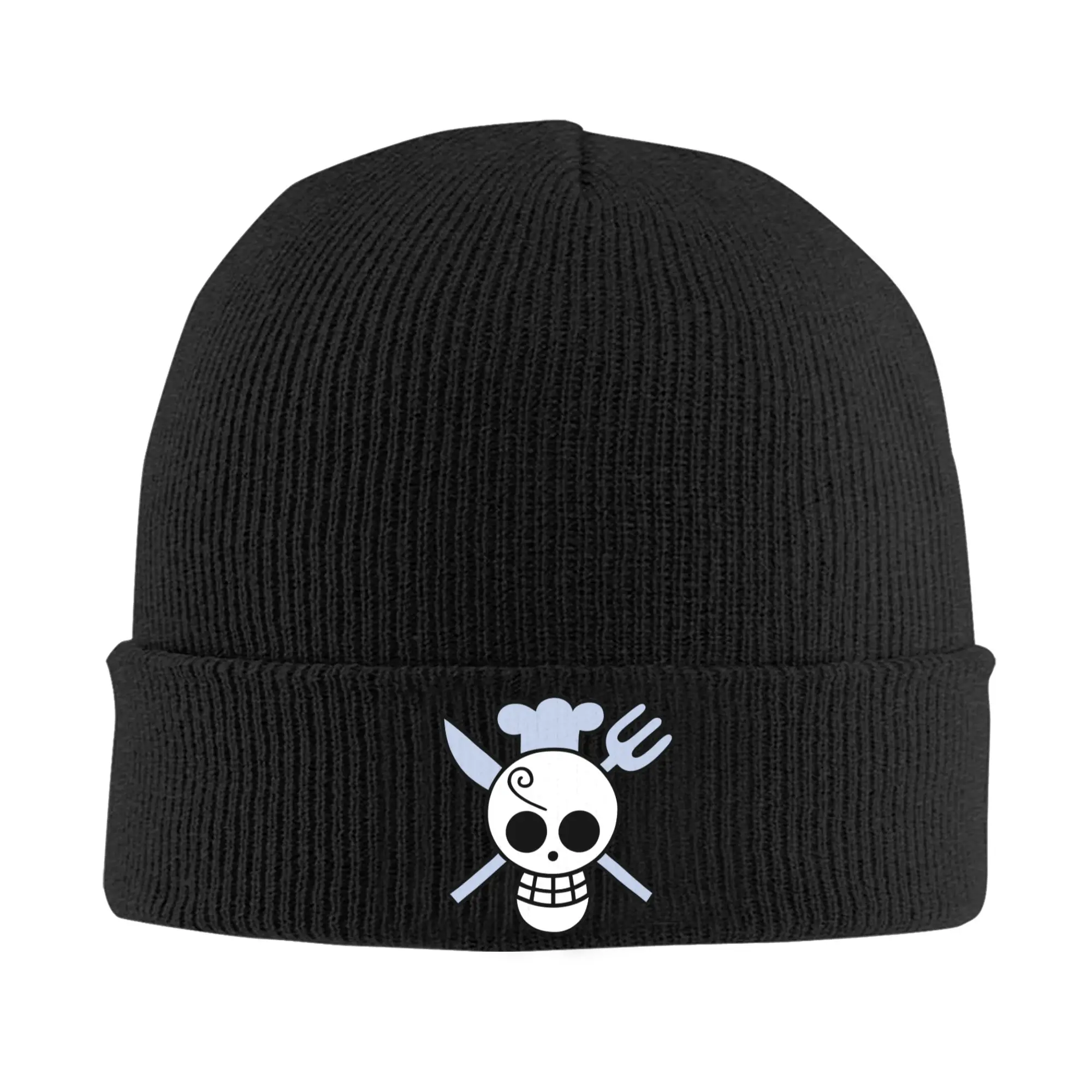 Zoros Tony Choppers Luffys Ones Pieces Sanjis Knitted Hat Women's Men's Skullies Beanies Winter Hats Acrylic  Warm Melon Cap