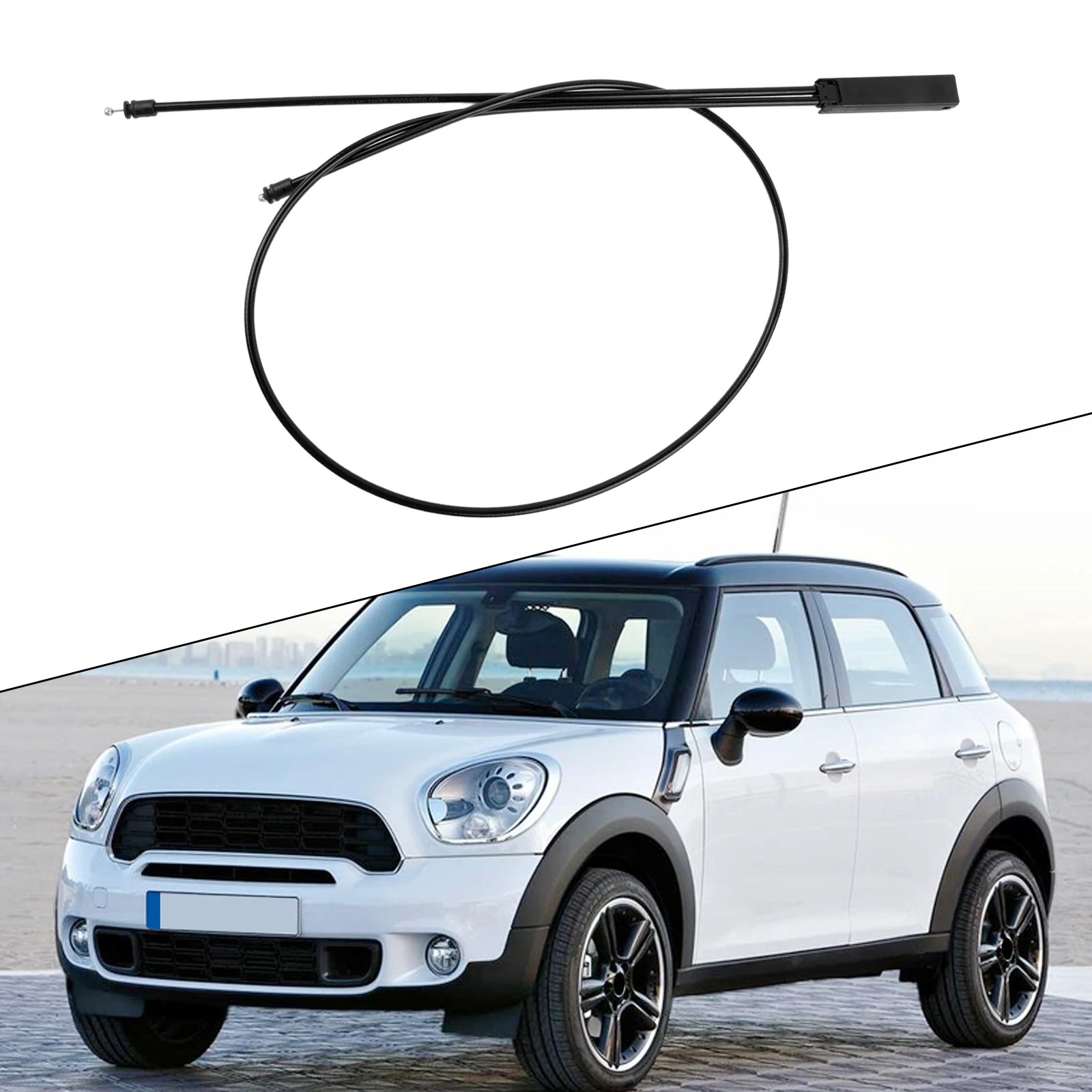 Para 2011-2016 modelos abs cabo de metal capô cabo reparação automóvel capô substituição acessório do carro capô cabo conector