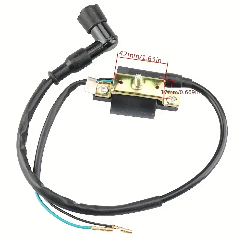 Motorcycle AC CDI lgnition Coil Spark Plug Voltage Regulator for 50cc 90cc 70cc 110cc 125cc Scooter Moped Go Kart Dirt Bike ATV