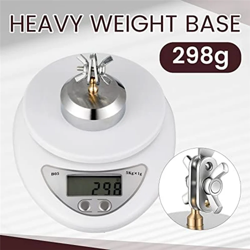 مجموعة ملاقط لحام A59E-5 مع قاعدة 360 °   دوران مناسب لصنع المجوهرات واللحام والإصلاح