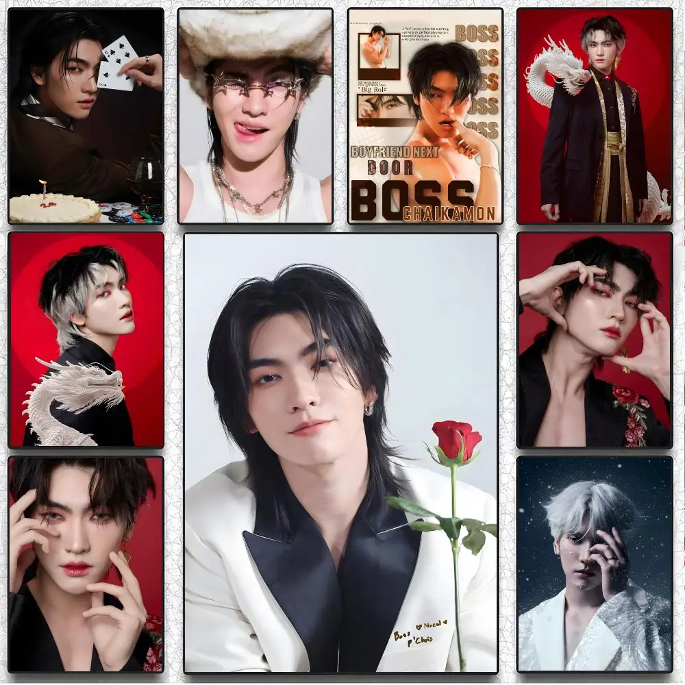 Charming Celebrity B-Boss Chaikamon Poster Artistic Instant Peel-Off Wall Decor Atmosphere Setter for Bedside & Shared Room