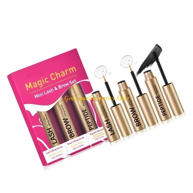 M4YA Brow Enhancer wimper Serums voor dikkere, langere wimpers en wenkbrauwen Mini Lash & Brow Set Lash Serums voor wimpergroei
