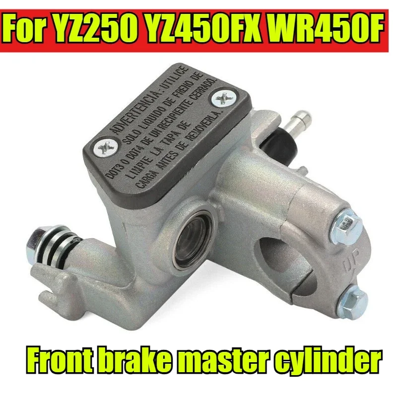 Front Right Brake Master Cylinder Single Pump with Brake Lever For Yamaha YZ250 YZ450FX WR450F Dirt Bike Replacement Accessories