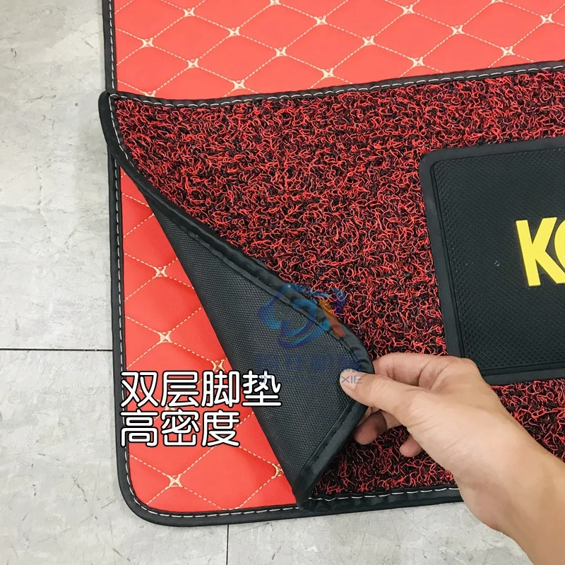 Excavator floor mat Kato HD512/820R/1023/1430-3 Cab floor rubber floor mat Carpet accessories