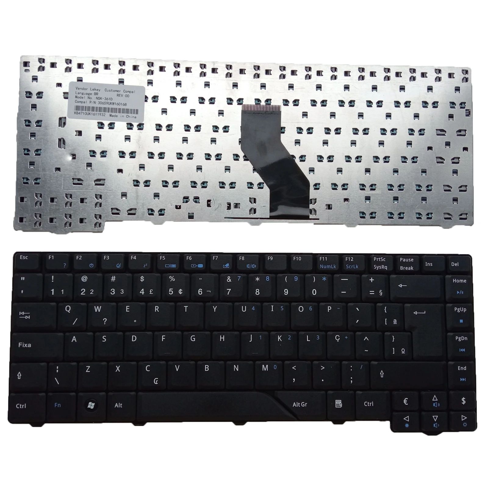 FOR Acer Aspire 4720 4720G 4720Z 4720ZG 4530 4530G 4715 4715Z 4710G BR Keyboard