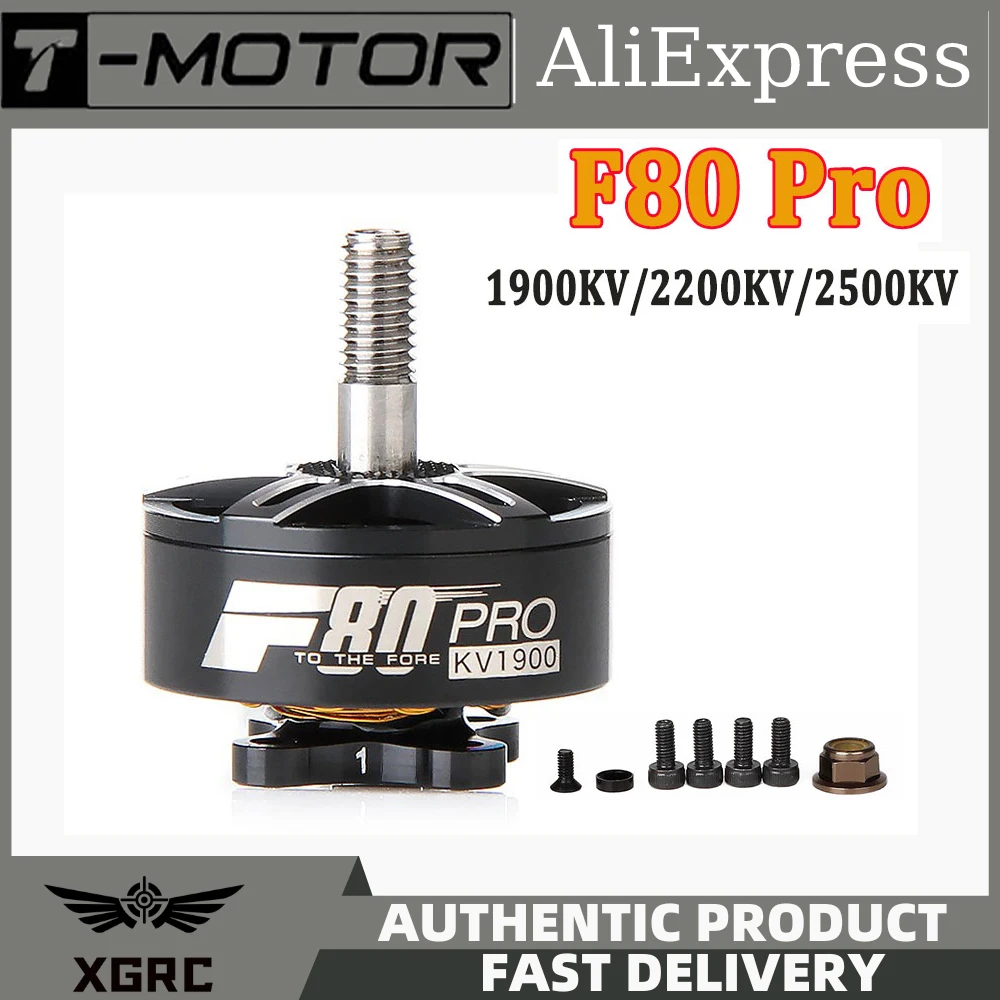 

TMOTOR T-motor F80 PRO 220 кВ/250 кв/кв FPV Бесщеточный Электрический мотор для радиоуправляемых моделей дронов FPV Гоночная рама