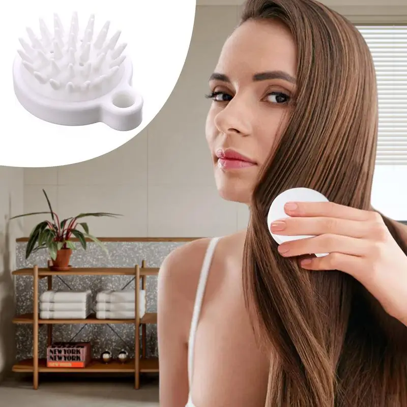 Scalp Scrubber For Hair Growth 2 Pieces Scalp Massager Head Scrubber Massage Comb Scalp Massage Brush Hair Brushes Scalp Brush