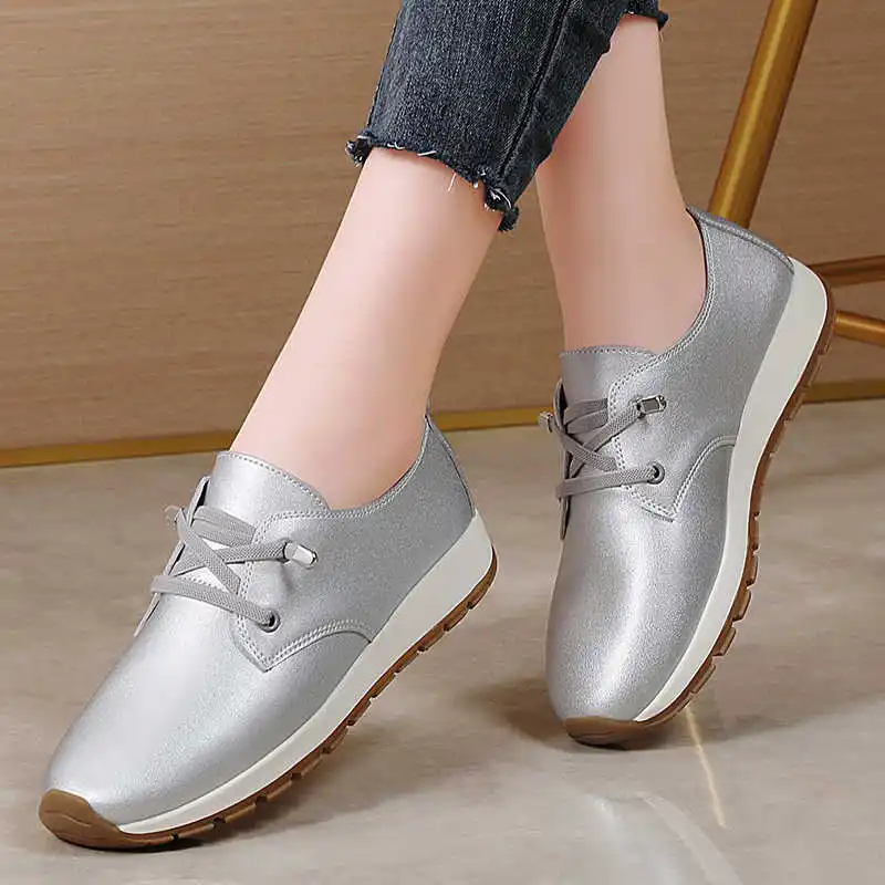 

Round Tip Road Summer Flat Therapeutic Ladies Shoes Loafers Women's Lux Sneakers Sport Street Hospitality Scarp Tenisky