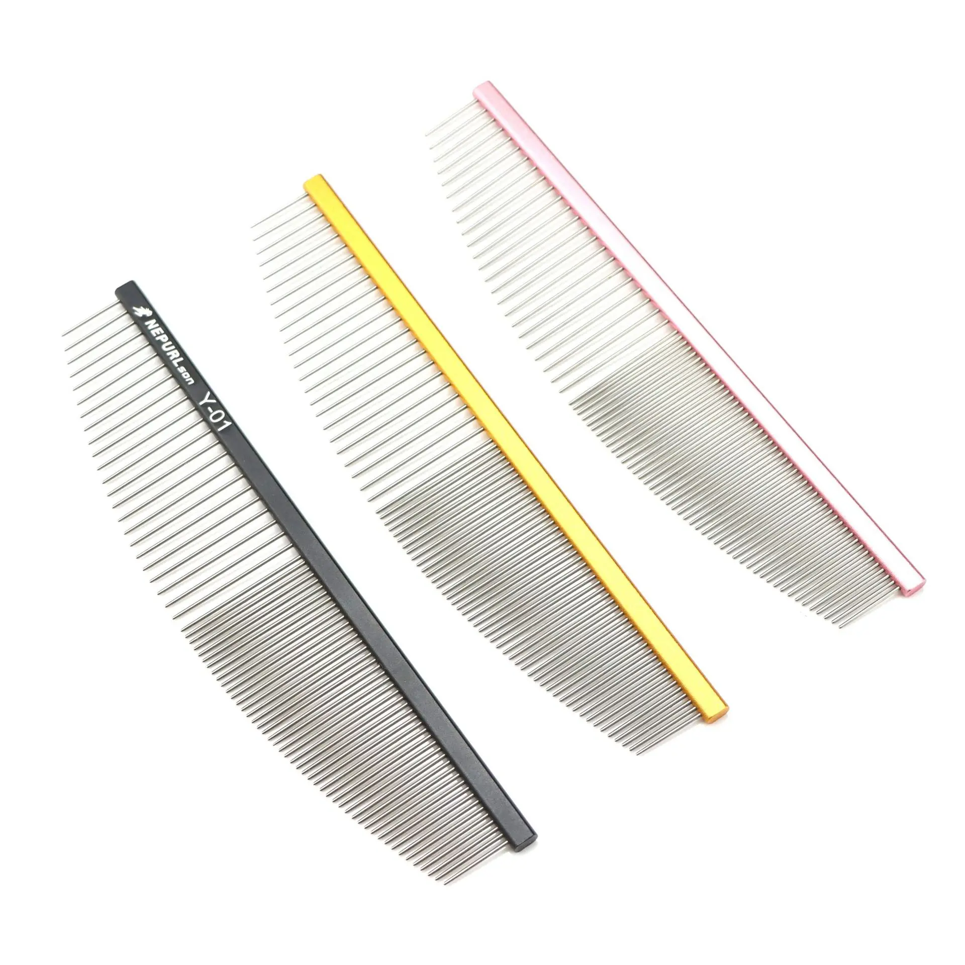 Pet Comb Colorful 1Pcs Metal Shedding Dog Grooming Comb Hair Remover Cat Dogs Cleaning Brush Cats Pets Accessories Dropshipping