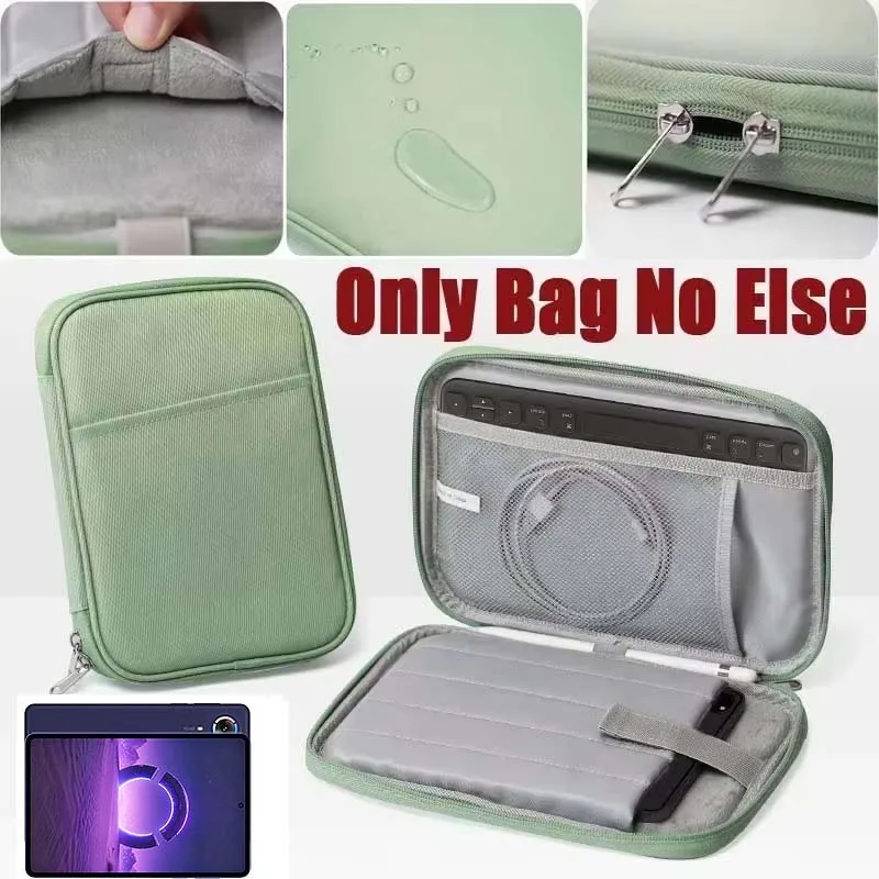 for Lenovo Legion Y700 AI 8.4inch Tablet Bag Waterproof Sleeve Zip Pouch Storage Pockets for Keyboard Mouse Cable Carry Case