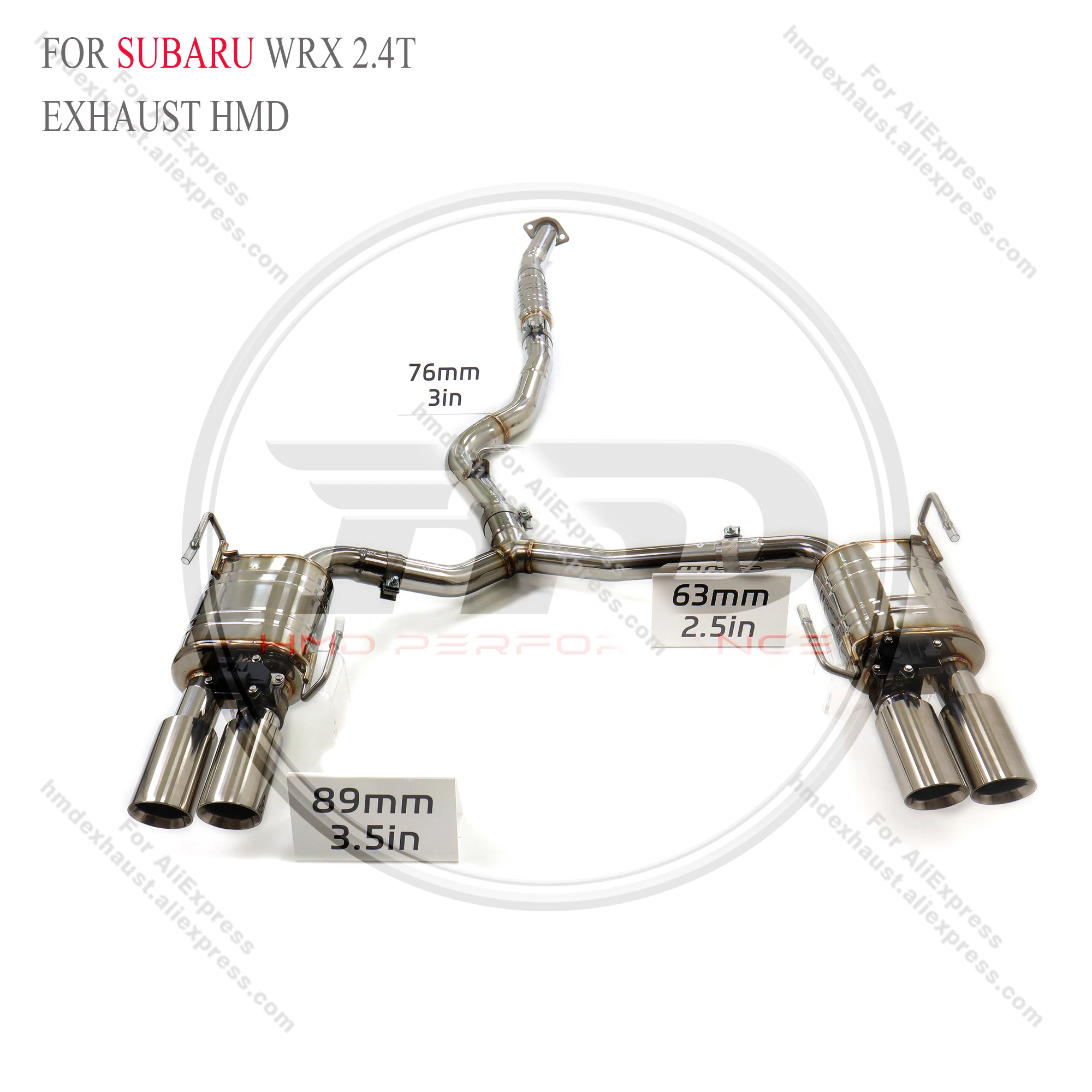 

Direct Fit HMD Valved Catback for Subaru WRX 2022+ | T304 Stainless Steel | Wireless APP/Remote Control | Guaranteed OEM Fitment