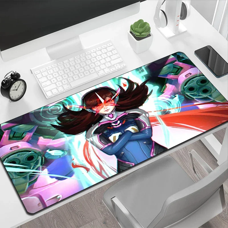 Imagem -03 - Overver d. va Grande Mouse Pad Animes Xxl Mousepad Anime Teclado Gaming Esteiras Deskpad Mesas de Computador Mesa Tapete Playmat Deskmat