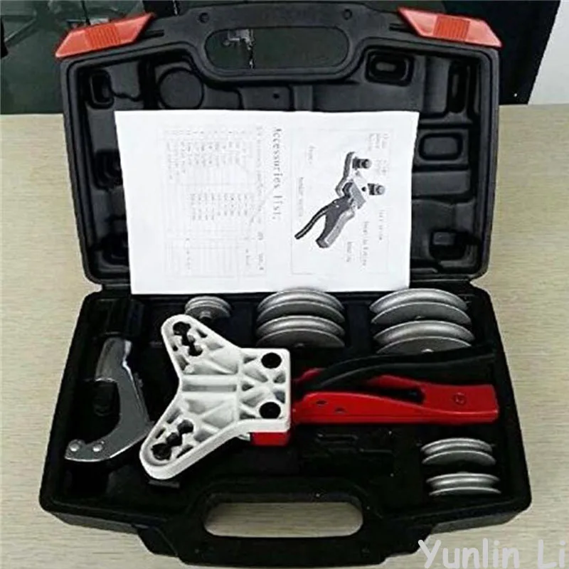 WK-666 Kit de herramientas para doblar tubos, doblador de tubos de cobre múltiple con cortador de tubos, doblador de tubos de aluminio de 6/8/10/12mm