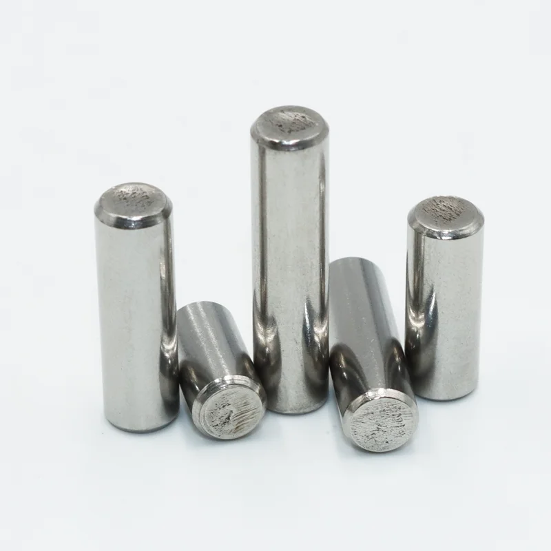 A2 304 Stainless Steel Dowel Pin Kit M2 M2.5 M3 M4 M5 M6 M8 Cylindrical Pins Locating Dowel Fixed Shaft Solid Lock Pin Rod GB119